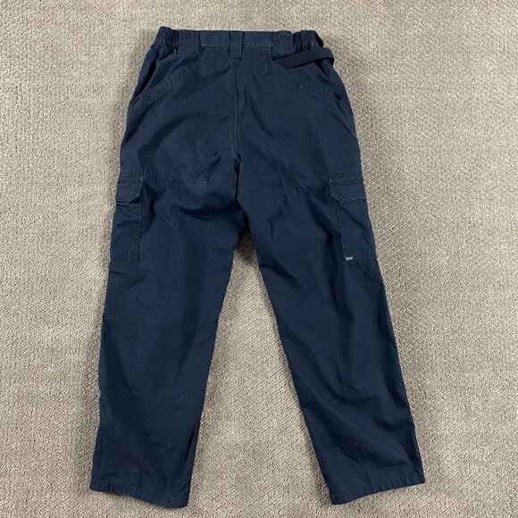 5.11 Tactical Series Ripstop Cargo Pants Men's 34 x 30 Measures 30 x 29 Blue - Picture 3 of 12